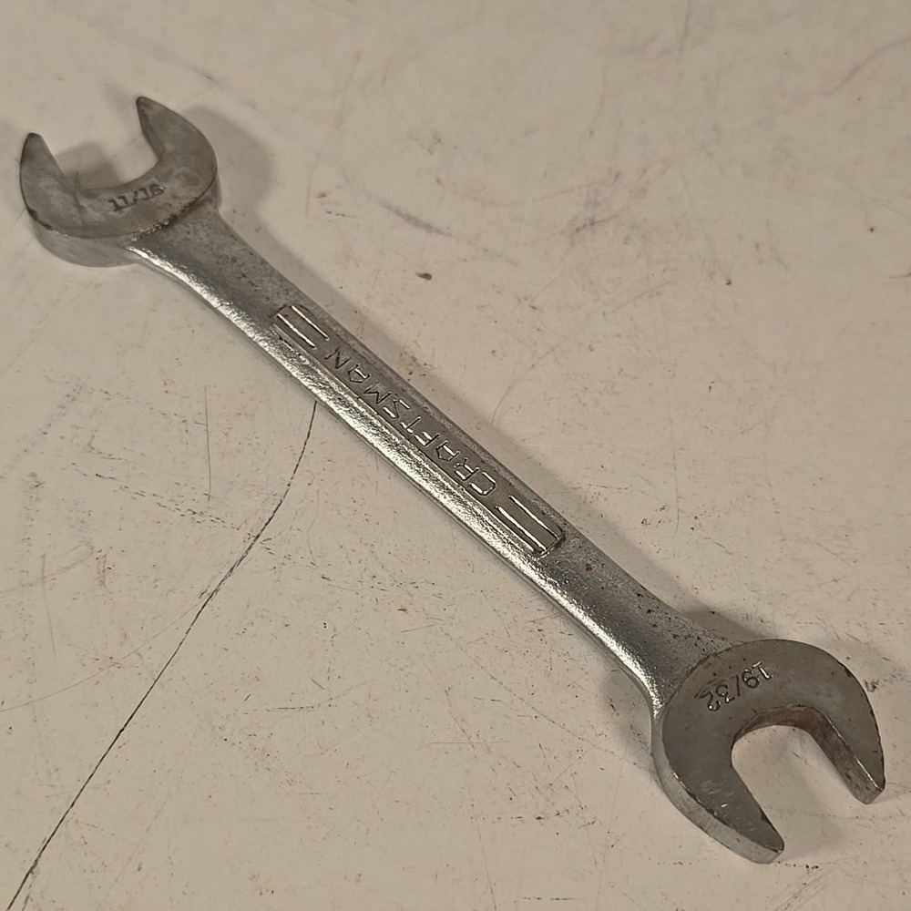 Craftsman USA 19/32" × 11/16" Double Open End Wrench =v= Series